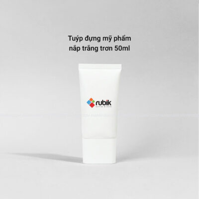Tuýp đựng mỹ phẩm nắp trắng trơn 30g