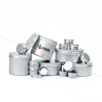 Mua hũ nhôm màu bạc tại Rubik