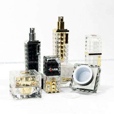 Cung cấp set chai lọ cao cấp đựng mỹ phẩm 