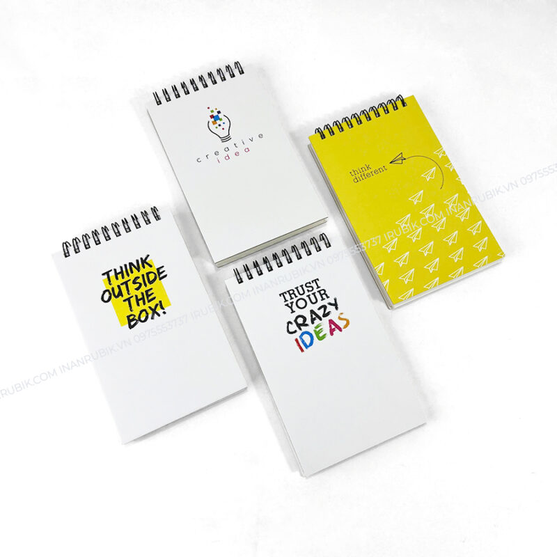 Sổ note, sổ ghi chép lật dọc tiện lợi