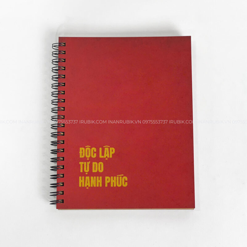 Sổ tay lò xo Độc Lập – Tự Do – Hạnh Phúc