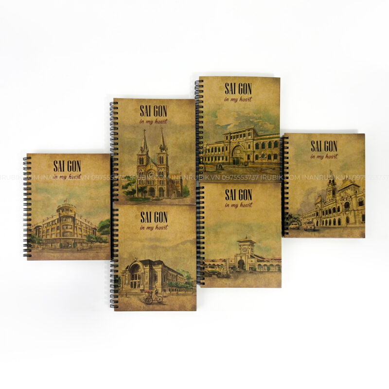 Bộ sổ tay quà tặng lưu niệm về Sài Gòn