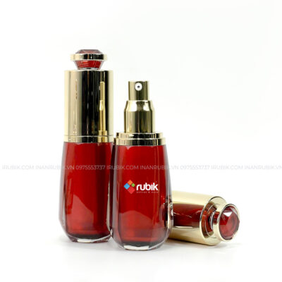 Cấu tạo chai nhựa acrylic chiết serum 30ml