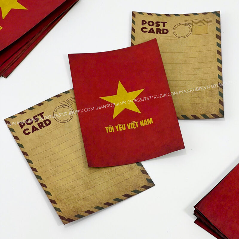 Postcard Tôi Yêu Việt Nam, quà tặng lưu niệm ý nghĩa và độc đáo