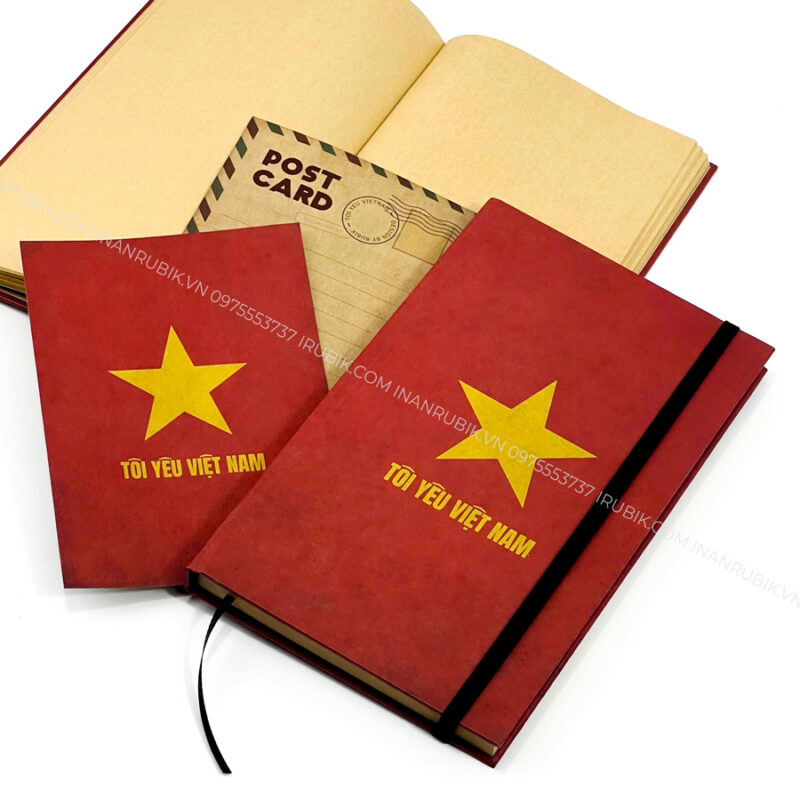 Combo sổ tay tặng kèm postcard