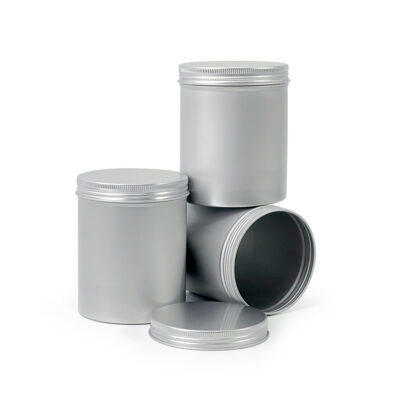 Hũ Nhôm Tròn 750ml Đựng Gia Vị, Bánh Mứt, Cà Phê/Matcha